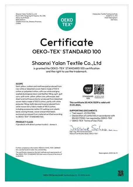OEKO-TEX STANDARD 100